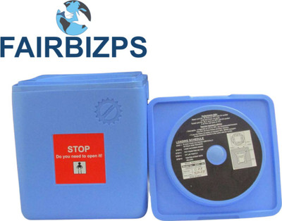 FAIRBIZPS CFC- Free Portable Vaccine Carrier Box with 4 Ice Pack Large (1.67 Ltr.) Vaccine Carrier Box Pack(Blue)