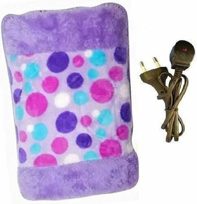 WarmNest collection Electric Heating Gel Pad Fur Velvet Pain Releif (Pack Of 1) 1507 Electrical 1 L Hot Water Bag(Multicolor)