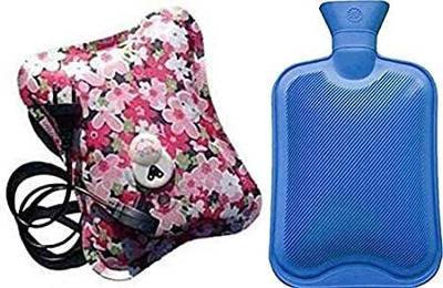 DECENT STOCK Hot Water Bag for Pain Relief MULTICOLOR, Heating Rubber / heating pad 1 L Hot Water Bag(Multicolor)