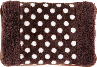 WarmNest Electric Gel Warm Bag (Velvet)MultiColor Electrical 900 ml Hot Water Bag(Brown)