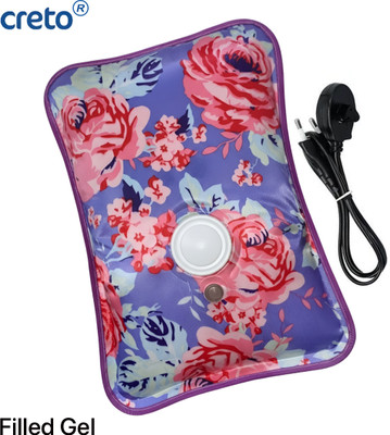 CRETO Gel Electric Warm Bag (Multi Colour)- Electrical 1 L Hot Water Bag(Multicolor)