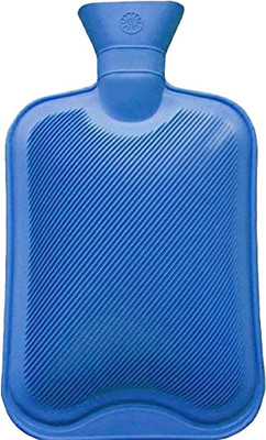 LISAMED Rubber Hot Water Bag for Muscle Relaxation and Pain Relieve - (Pack of 1) Non-Electrical 2 L Hot Water Bag(Blue)