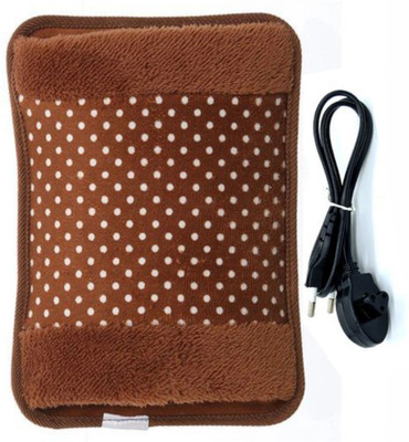 Cipzi Heating Gel Bag for Pain Relief /Hand Warmer/Warming bag/Heating Pad/ electrical 1 L Hot Water Bag(Brown, White)