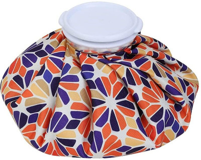 CRESCENT 9 Inch Ice Bag for Pain Relief Cold Hot Water Bag Ice Pack Bag for Pain Relief Non-Electric 1000 ml Hot Water Bag(Multicolor)