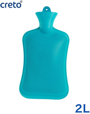 CRETO Portable Leak Proof Durable Rubber Non Electric 2 L Hot Water Bag(Multicolor)