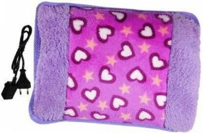 WarmNest Electric Hot Water Gel Bag Heating Pad Fur Velvet with Hand Pocket Pain Reliever Electric 1 L Hot Water Bag(Multicolor)