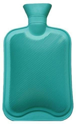 HotMate Rubber Hot Water Bottle Bag Warm Relaxing Heat Cold Therapy Non-Electrical 1 L Hot Water Bag(Green)