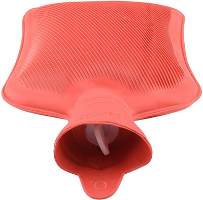 WarmNest ( 2050 ML) BIG Rubber Hot Water Bottle, Great for Pain Relief AKLS=5635 Non Electrical 2050 ml Hot Water Bag(Red)