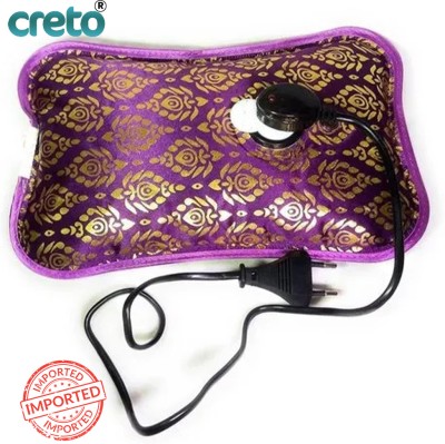 CRETO Classic Leak Proof Premium Gel Heat Pad Electric 1 L Hot Water Bag(Multicolor)