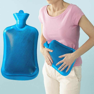 HotMate ® Rubber Bottle Heating Pad Non Electric Warm Bag Pain Relief Device - Pack of 1 Non-Electrical 1 L Hot Water Bag(Blue)