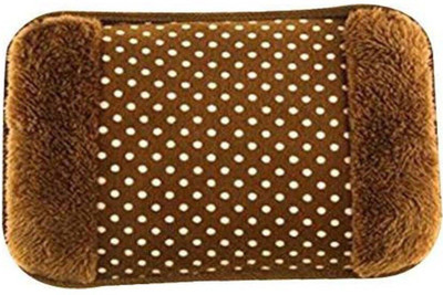 WarmNest Velvet Heating Electro-thermal Auto Cut Off Gel Pad electric 1 L HOT water bag Electrical 1 L Hot Water Bag(Brown)
