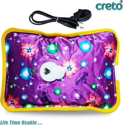 CRETO Delux Heating Pad For Joint/Muslces Pain Gel Electric 1 L Hot Water Bag(Multicolor)