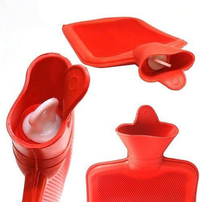 HotMate Rubber Hot Water Bag for Pain Relief & Massager Non Electrical Non Electrical 2 ml Hot Water Bag(Red)