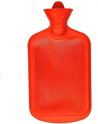 HotMate Hot Water Bag, Natural Rubber BPA Free Durable for Heat Therapy, Random Colors Non-Electrical 2000 ml Hot Water Bag(Red)
