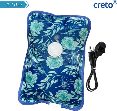 CRETO Classic Winter Aches Hand-warmer Heating Pad, Electric 1 L Hot Water Bag(Multicolor)
