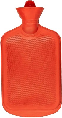 GLARIXA Premium Simple Rubber Hot Water Bag, Great For Pain Relief, Hot And Cold Therapy Non-electrical 2 L Hot Water Bag(Red)
