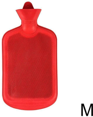 HotMate Rubber Hot Water Heating Pad Bag for Pain Relief ((Medium) MEDIUM 500 ml Hot Water Bag(Red)