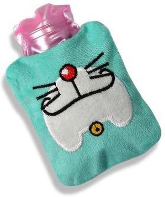 One Click Shoppping Doremon Cartoon small Hot Water Bag with Cover Non-Electrical 350 ml Hot Water Bag(Blue)