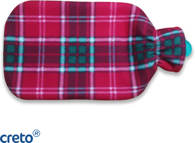 CRETO Non Rechargeable Pain Relief Durable Rubber Pad with Cover Non Electric 2 L Hot Water Bag(Multicolor)