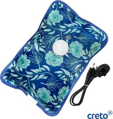 CRETO Classic Gel Rechargeable Pain Reliever, Electric 1 L Hot Water Bag(Multicolor)
