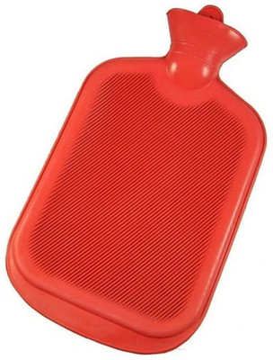 HotMate Hot Water Bottle Heating Rubber non electrical 1 L Hot Water Bag(Red)