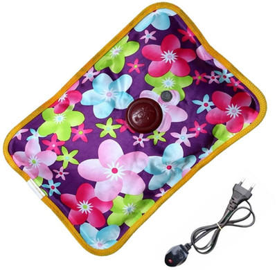 Nikhat FL_28 Electric Hot Water Bag with Heating Gel Bag for Pain Relief Warm Bag Electric Hot Water Bag 1 L Hot Water Bag(Multicolor)