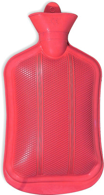 HotMate hot water bag for pain relief rubber bottle heating warm poutch rubber warm pad Electrical 1.5 L Hot Water Bag(Red)
