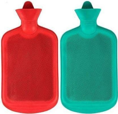 WarmNest Rubber Bag/Bottle For Pain Relief 1 rubber hot bottle bag Hot Water Bag 2 L Non Electric Water Bag 2 L Hot Water Bag(Red, Green)