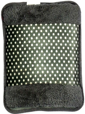 WarmNest Velvet Pocket Heating Gel Pad With Fur Electric 1 L Hot Water Bag(Multicolor)