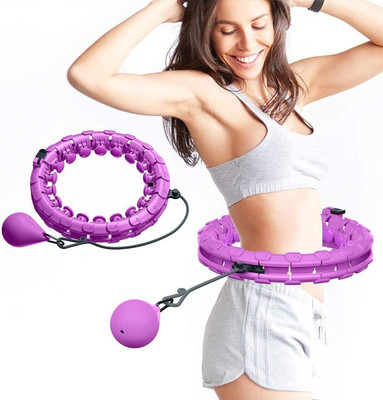 SEVENSPACE Detachable Hula Hoop for Weight Loss - 24 Detachable Knots Hula Hoop Hula Hoop(Diameter - 72 cm)