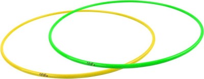 FITFIX Helix Welded Hula Hoop 24 Inches Diameter Pack of 2 Pcs Hula Hoop(Diameter - 61 cm)