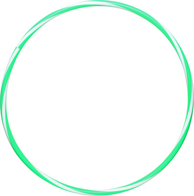 FITFIX Helix Dual Colour Spiral DWH-2605 Hula Hoop(Diameter - 65 cm)