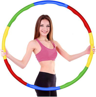 Signamio Collapsible Hula Hoop Exercise Ring for Kids and Adults Hula Hoop(Diameter - 80 cm)