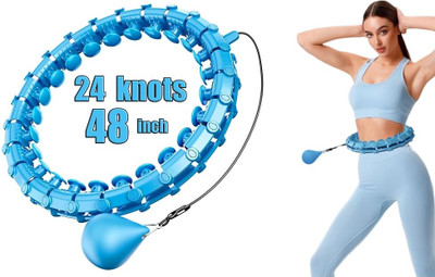 JLoibao Smart Hula Hoop For Weight Loss Tummy Shaper Equipment For Women & Man Home Gym Hula Hoop(Diameter - 72 cm)