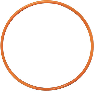 Daily Fest Orange Exercise Hoop Adjustable Hula Rings for Sports Exercise Playing Hula Hoop(Diameter - 80 cm)