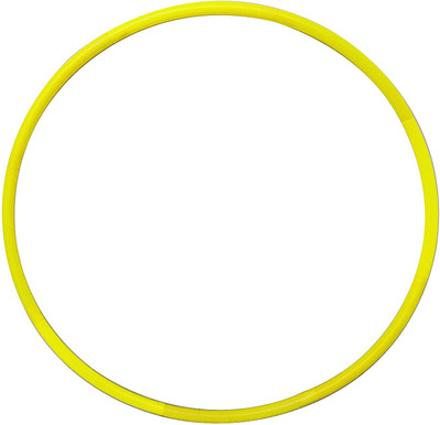 Daily Fest Yellow Adjustable Rings for Sports Exercise Playing Hula Hoop(Diameter - 80 cm)