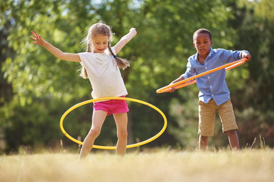 FITFIX Hula Hoop 22Inch Diameter ,Pack of 20 Pcs for children Hula Hoop(Diameter - 55 cm)