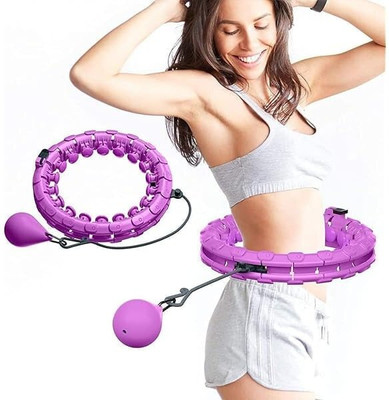 Nandjiya Women Hoop 2 in 1 Fitness Exercise Abs Workout Hula Hoop (Diameter - 130 cm) Hula Hoop(Diameter - 130 cm)