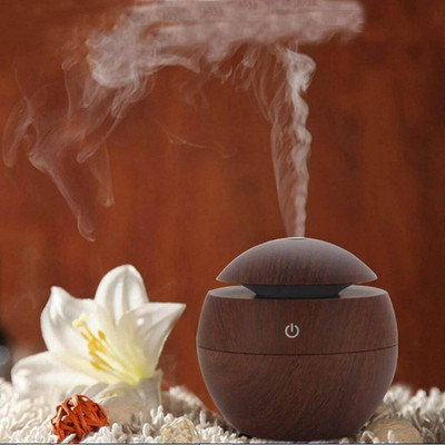 DERIKE Room Wooden Cool Mist Humidifiers Essential Oil Diffuser Aroma Air Humidifier Offers & Cashback
