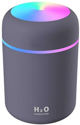 Fancy Nest H2O UltraGlow Purifier Aromatic Mist Humidifier with RGB Lights 16 Portable Room Air Purifier(Black)