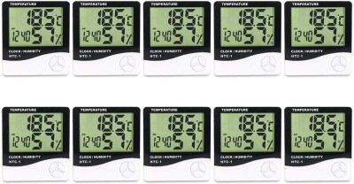 Convious Pack of 10 HTC-1 Thermo-Hygrometer Digital LCD Temperature Humidity Timer Meter Hydrometer