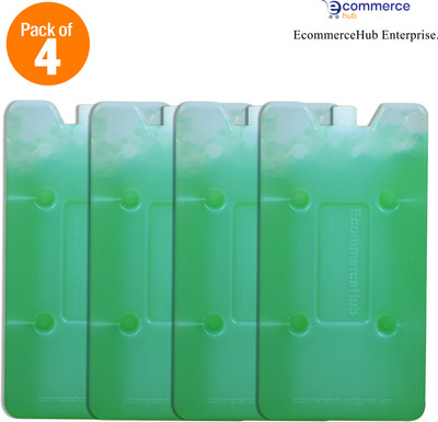 Ecommercehub 1.6 L Plastic Compact Reusable Ice Gel Pad,No Ice Required, Use For Personal & Commercial Use Ice Bucket(Green)