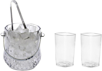 1st Time 1000 L Glass A-37 Ice Bucket(Clear)