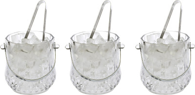 Somil 1 L Glass G-11 Ice Bucket(White)