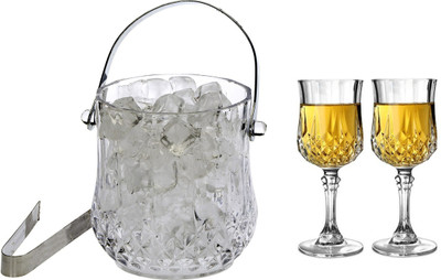 AFAST 1 L Glass A5 Ice Bucket(Clear)