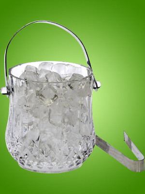 1st Time 1000 L Glass S-3 Ice Bucket(Steel)