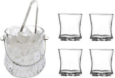 AFAST 1 L Glass A44 Ice Bucket(Clear)