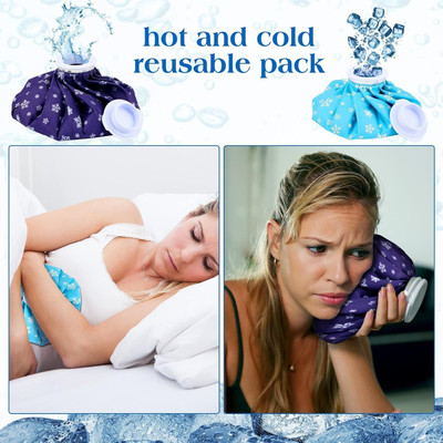 Black mirror Reusable First Aid Ice Bag Heat Pack For Knee Head Leg Neck for Pain Relief Plaster & Patch(1 Units)