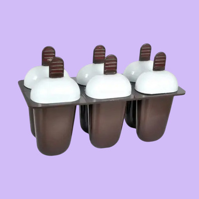 NEWSPARSH 50 ml Manual Ice Cream Maker(Brown)