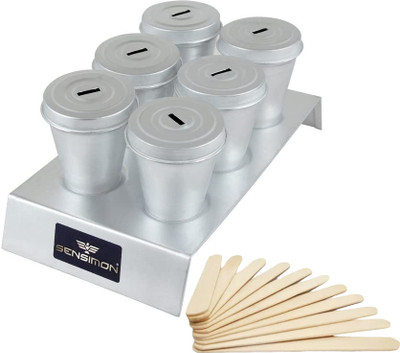 Sensimon 80 ml Manual Ice Cream Maker(Silver)